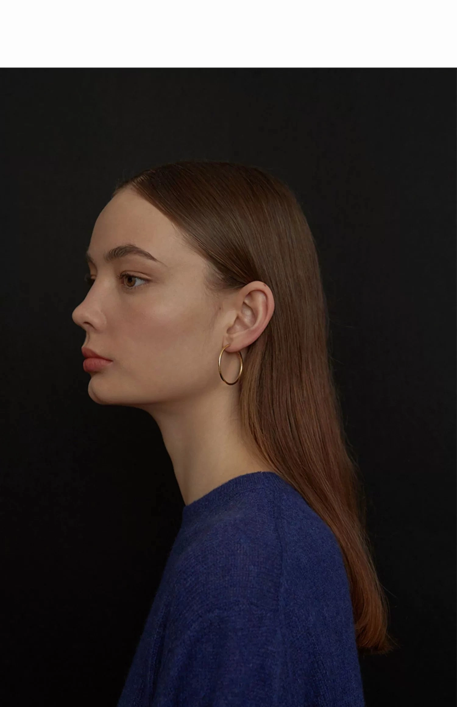 Bold Highlight Oblession Essentials Gold Endless Hoop 7/6/5/4/3.5cm