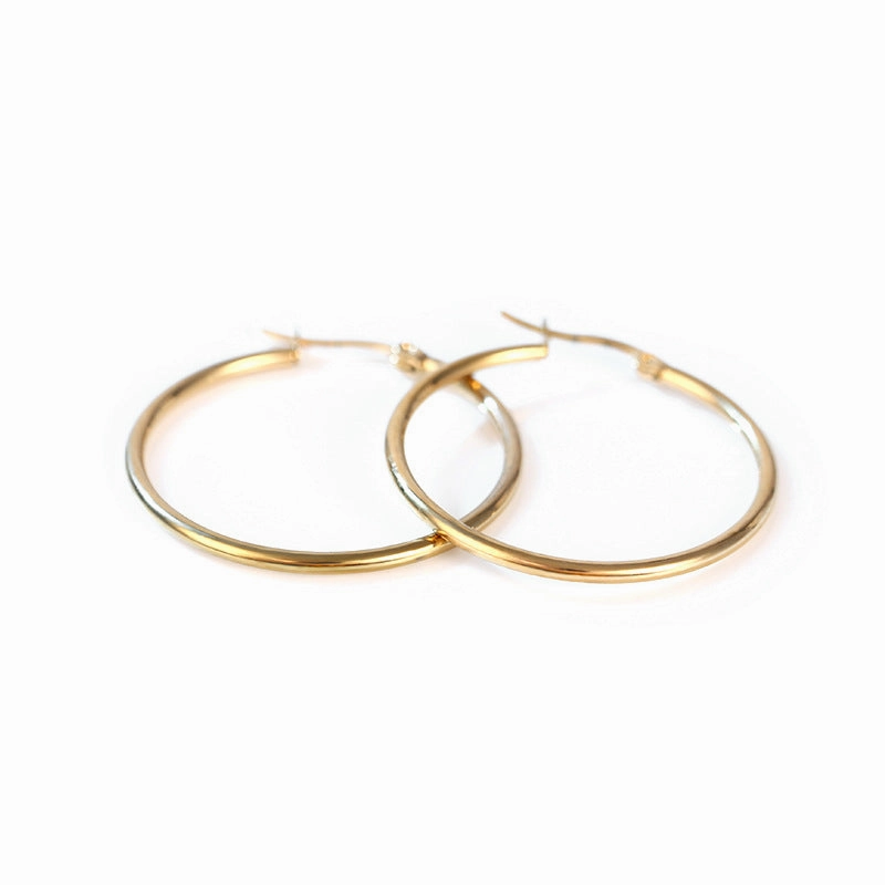 Polished Design Exclusive Look Oblession Essentials Thin Hoop 7/6/5/4/3cm