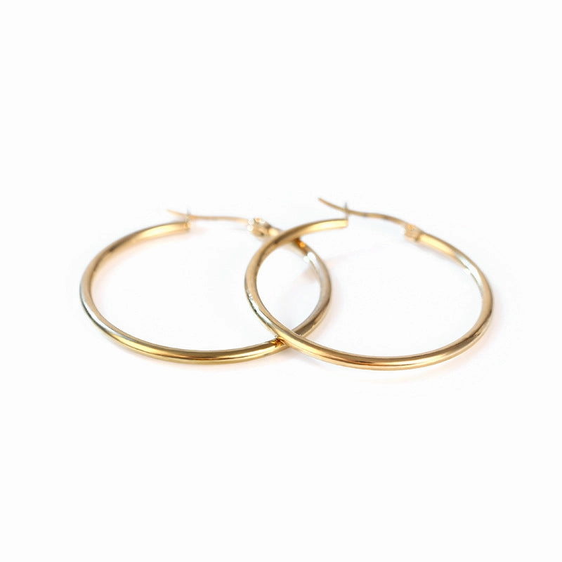 Oblession Essentials Thin Hoop 7/6/5/4/3cm Artisan Glam Modern Radiance