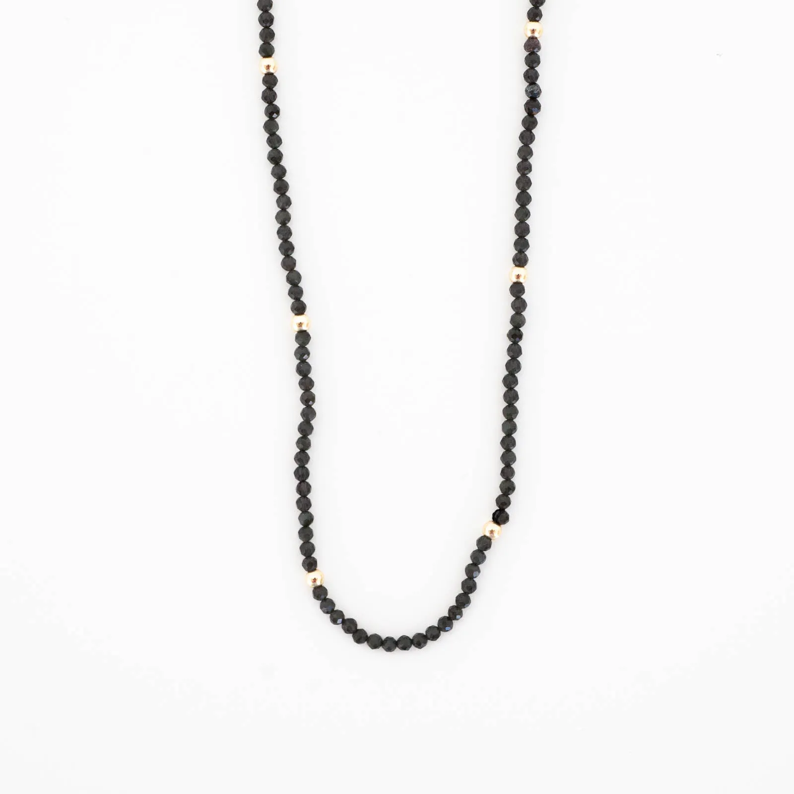 All Event Obsidian Beaded Necklace
