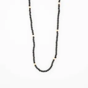 All Event Obsidian Beaded Necklace