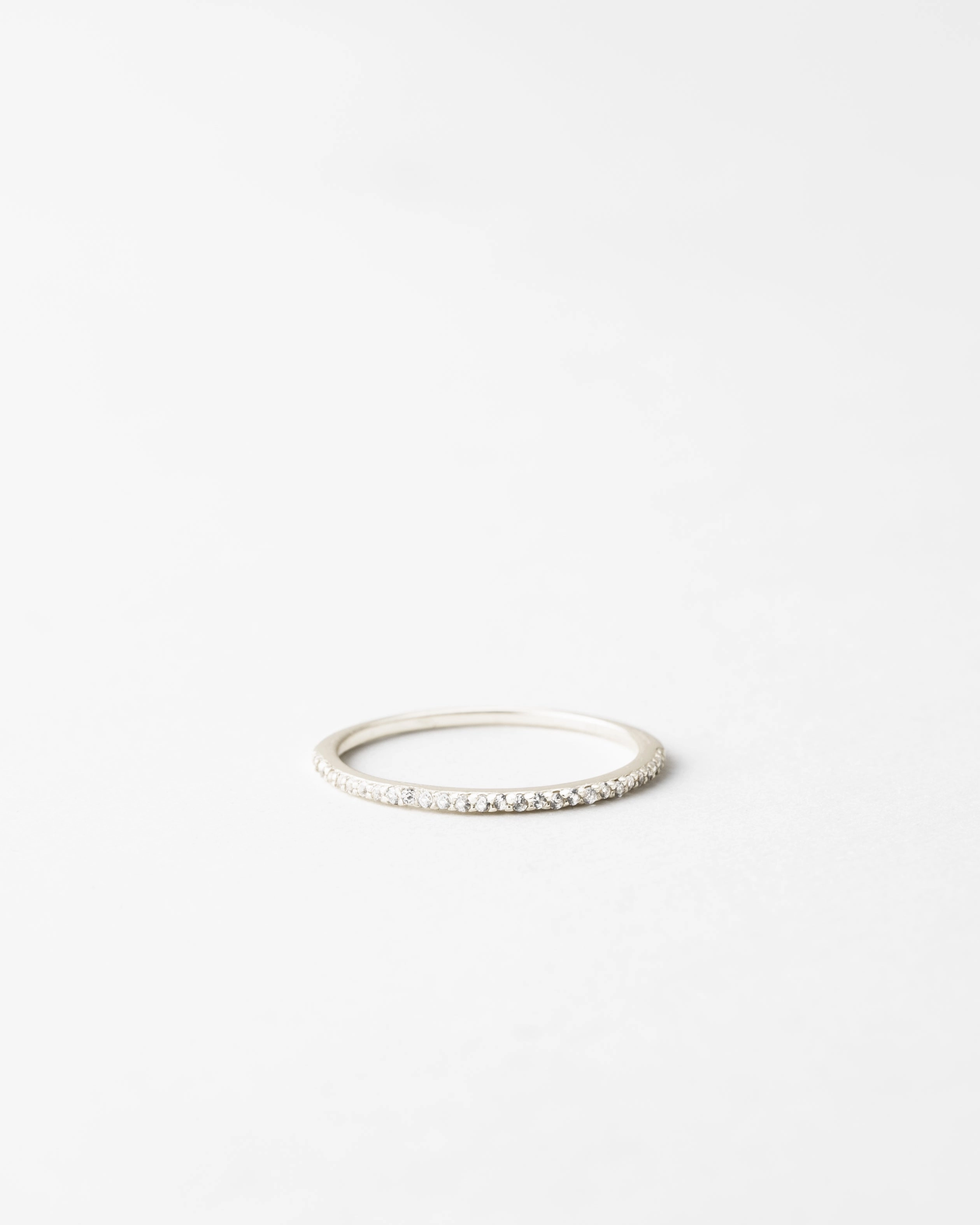 Odessa White Sapphire Ring Fashionable Piece Vogue Touch