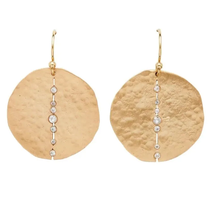 Orbit Bronze Earrings Creative Light