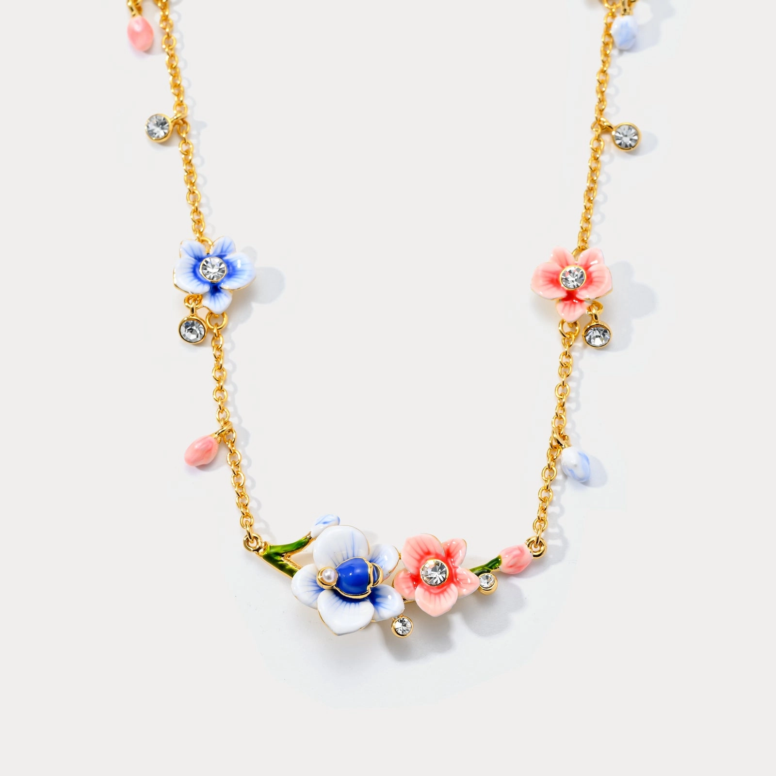 Orchid Necklace For Faith Timeless Appeal