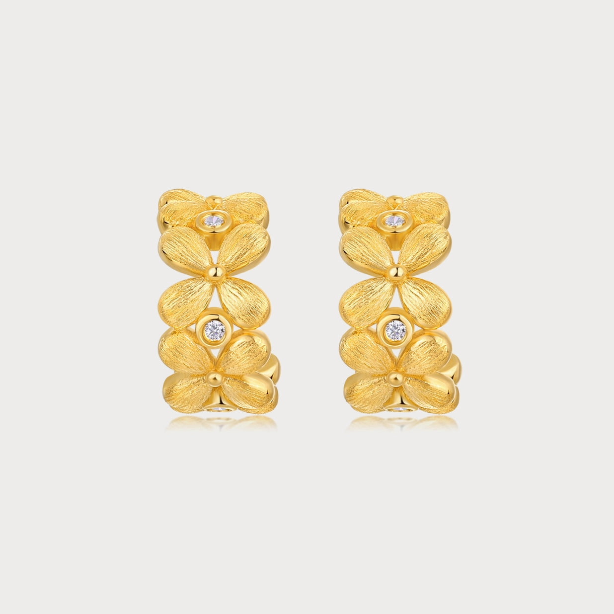 Osmanthus Flower Earrings High-Quality Item