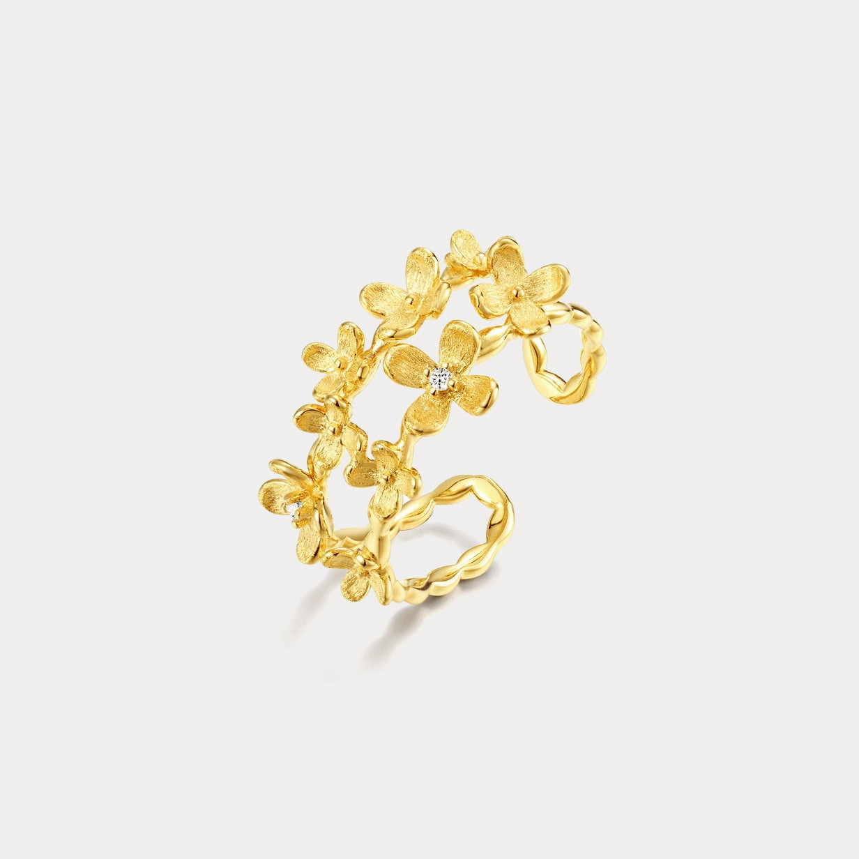 Common Accessory Osmanthus Flower Ring