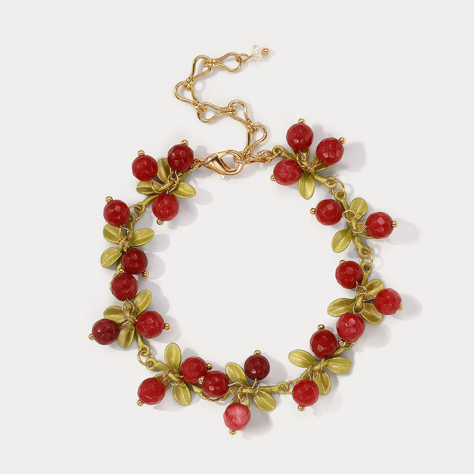 Cranberry Bracelet easy to layer Forever Perspective