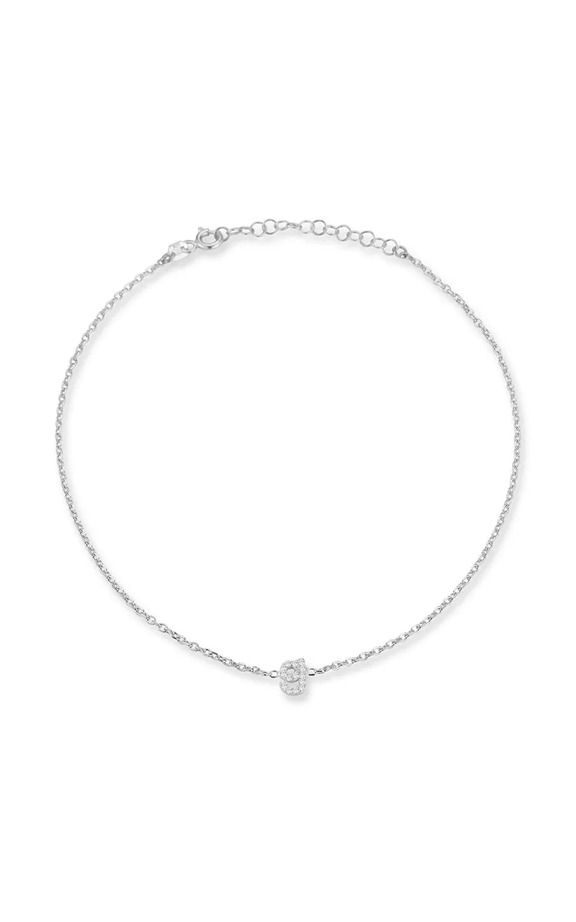 Custom Tale Lowercase Initial Bracelet