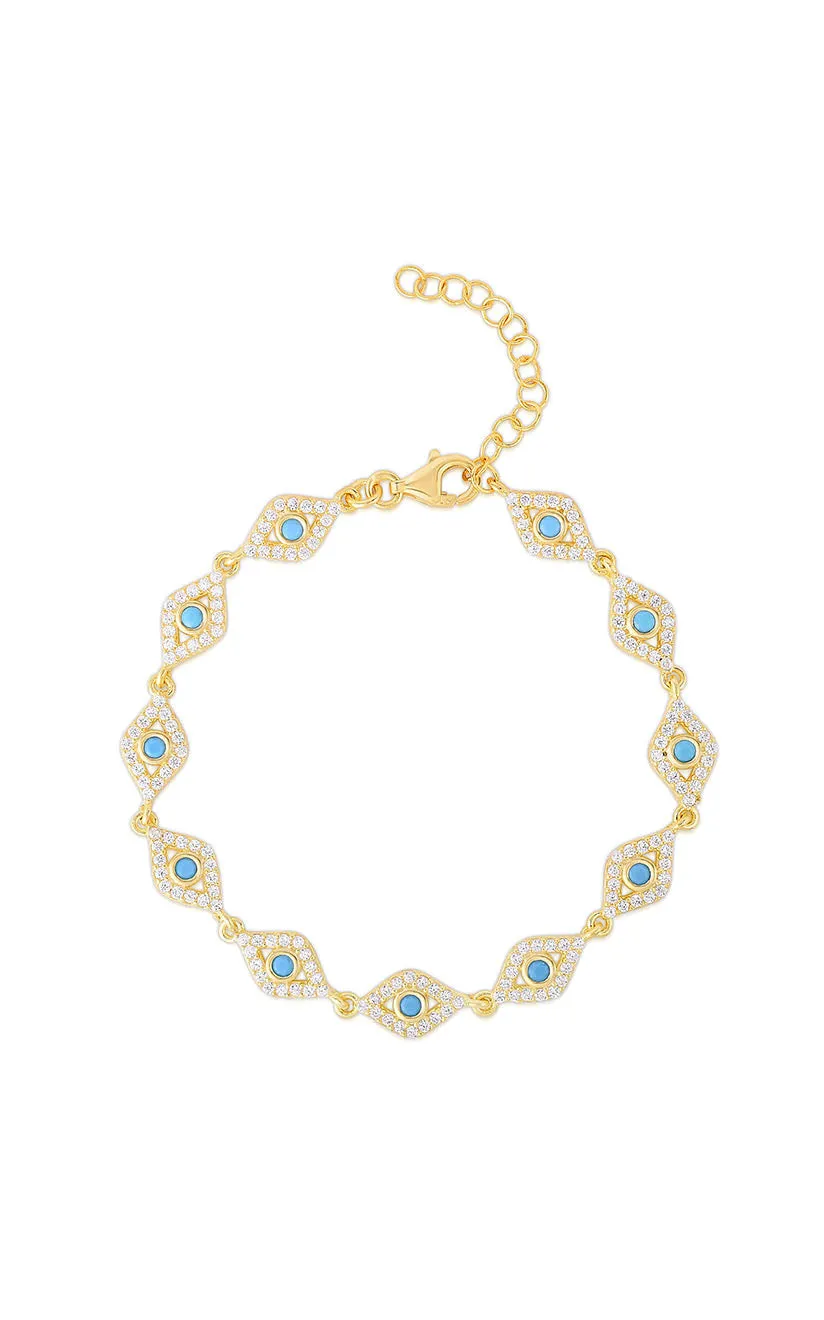 Pav?? Evil Eye Bracelet Worthy Inclusion Universal Appeal