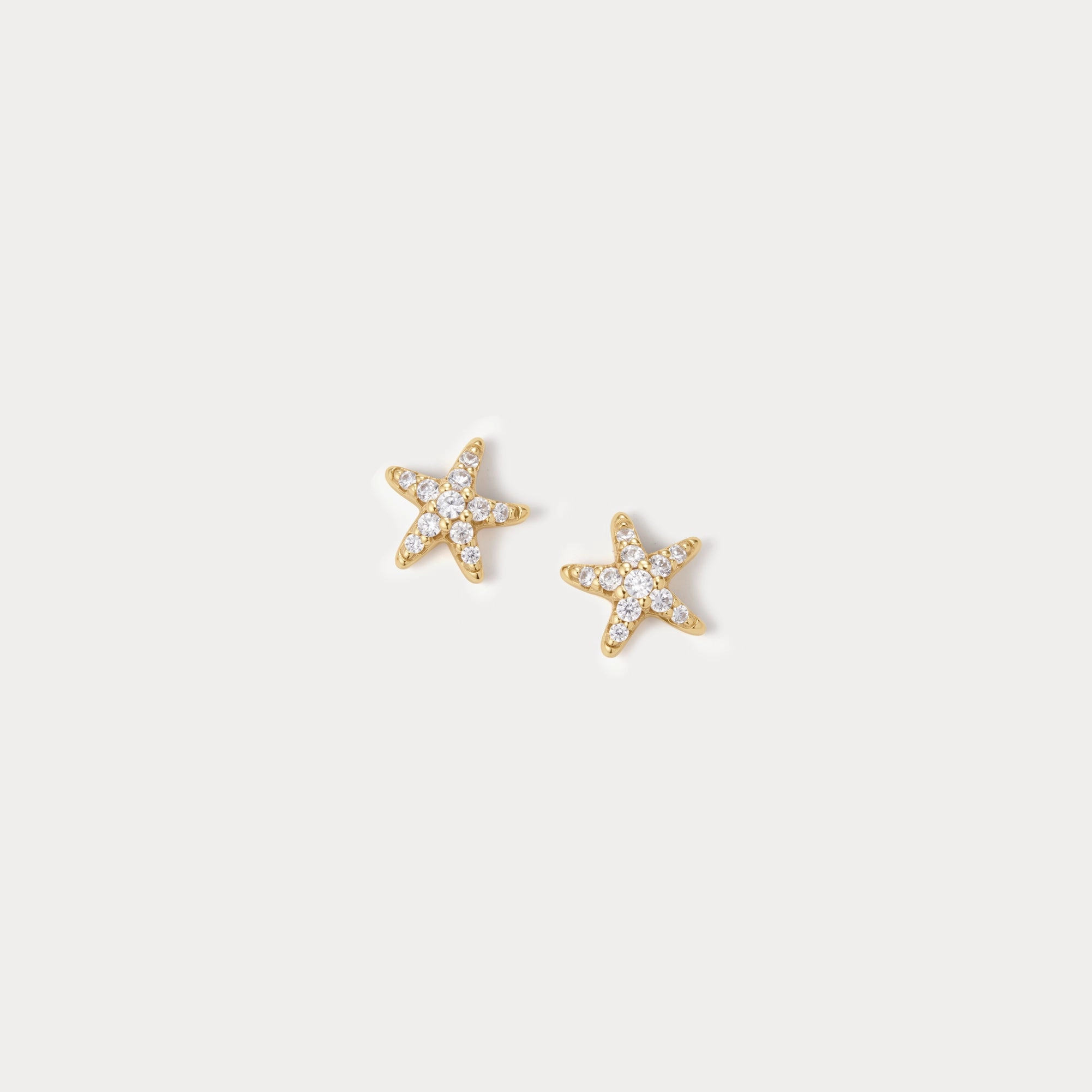 Timeless Pieces Pav?? Sea Star Studs