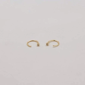 Smooth Feature Glamorous Accessory Pave Open Hoop Earrings