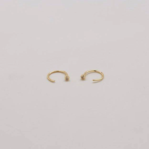 Pave Open Hoop Earrings Sculpted Feature Charming Craft