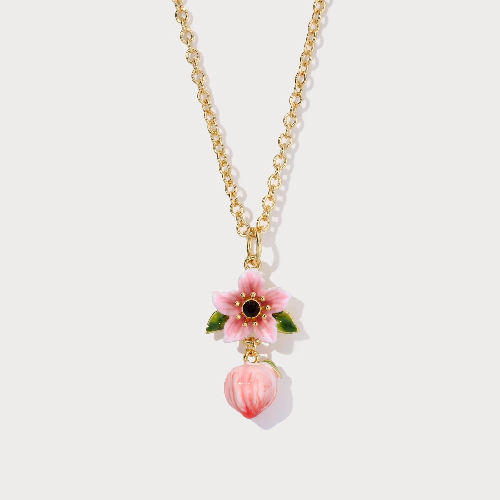 Splendid Jewelry Peach Blossom Necklace