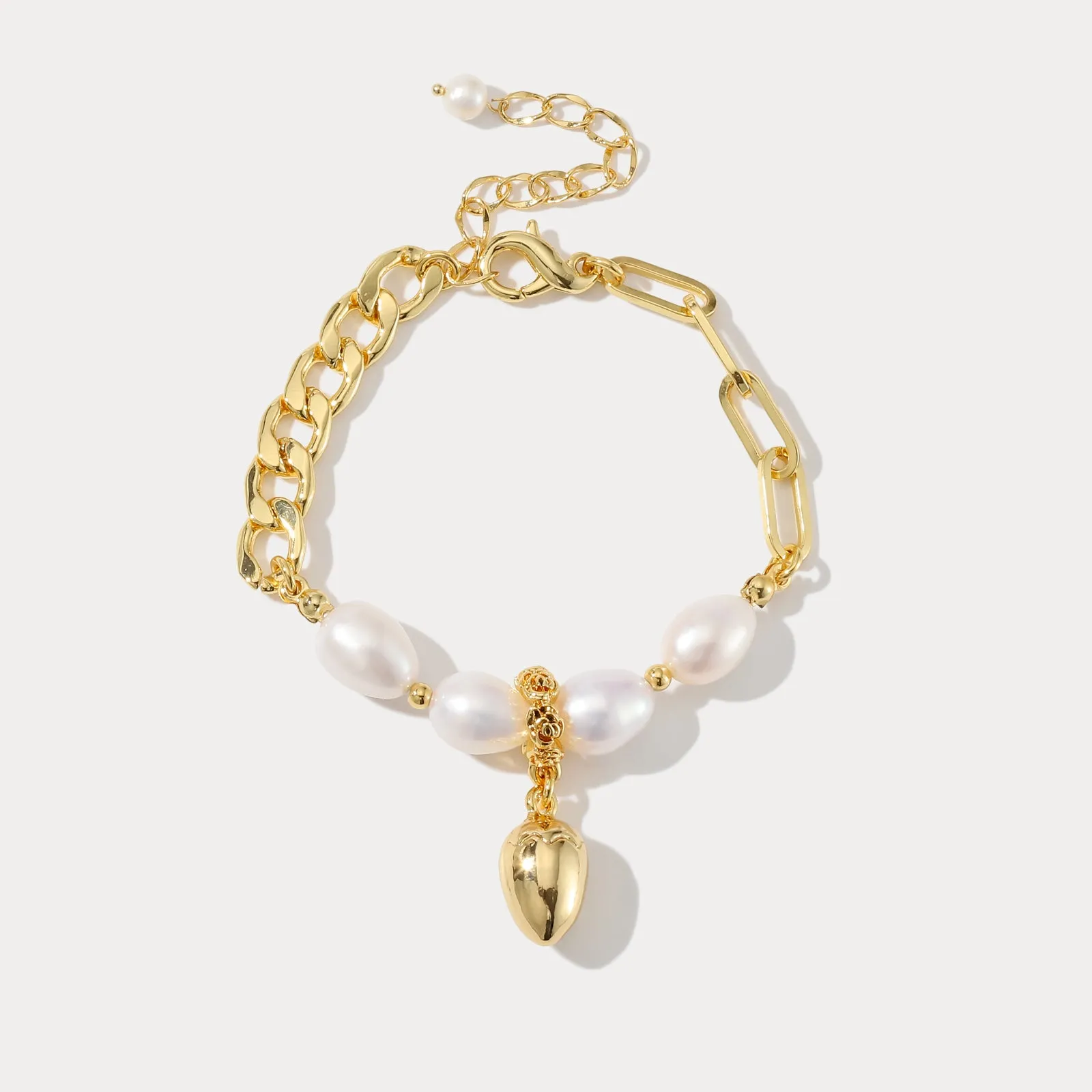 Pearl Chain Bracelet Warm Light Trendy Layer