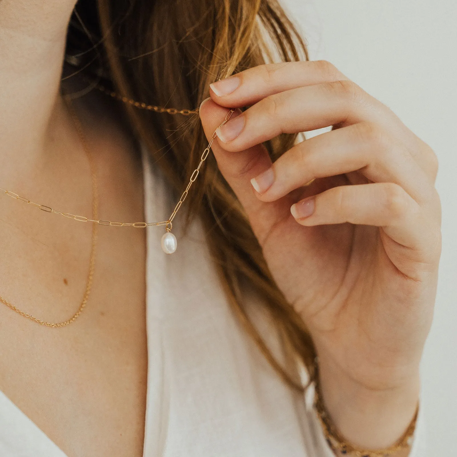 Pearl Charms - 14K Solid Gold Gift For All