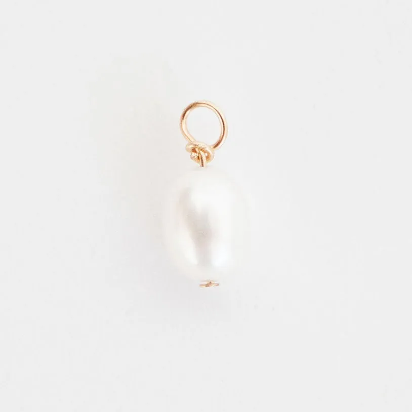 Vivid Finish Outdoor Glam Pearl Charms - 14K Solid Gold