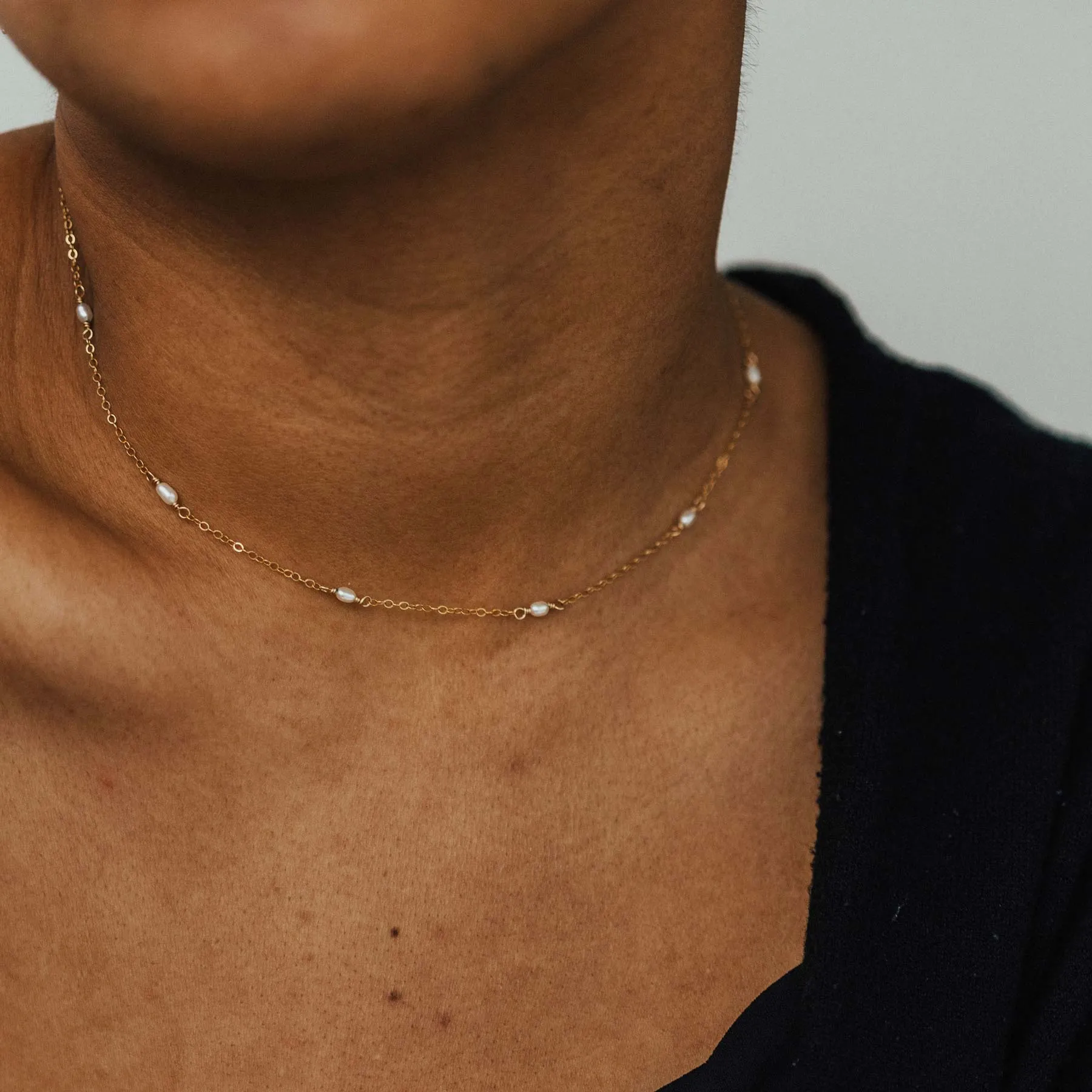 Pearl Classic Necklace Lightweight Jewelry