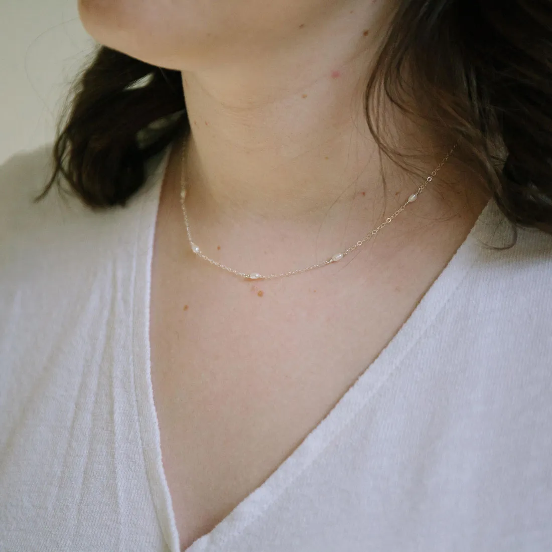 Decorative Pendant Festive Gift Pearl Classic Necklace