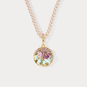 Glam Girl Pearl Garden Necklace