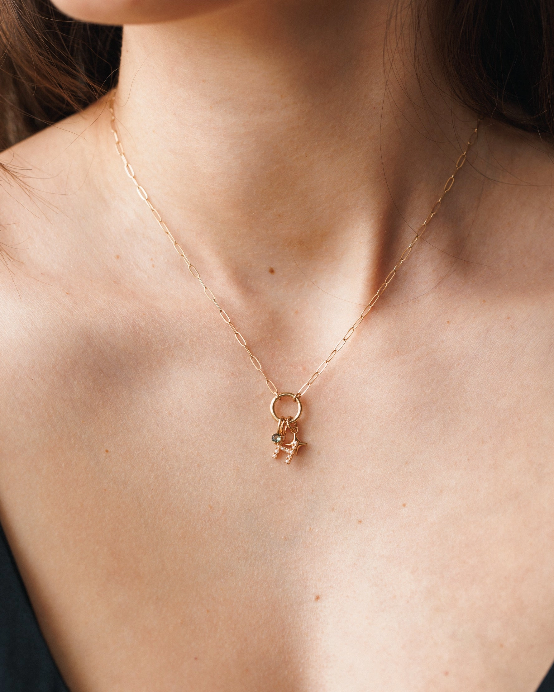 Pearl Initial Charm Weekend Piece