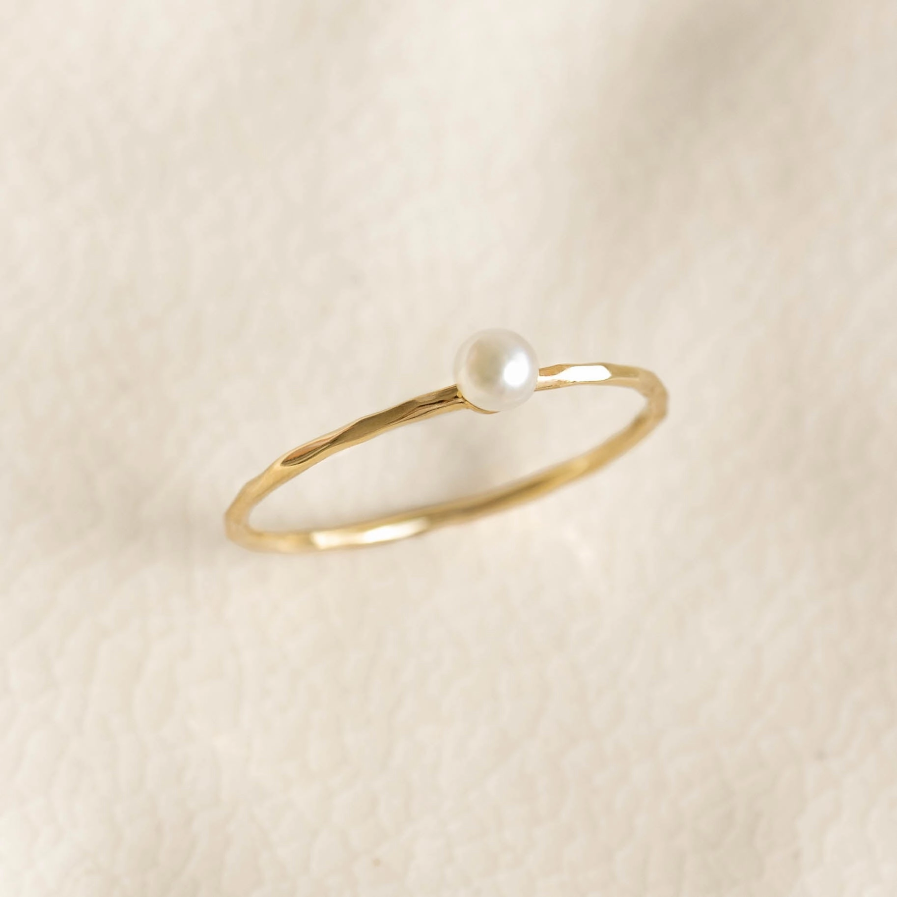 Pearl Ring 14k Gold - Arden Stylish charm
