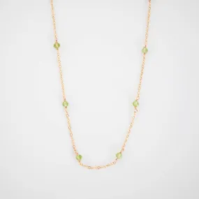 Distinctive Style Timeless Jewelry Peridot Classic Necklace