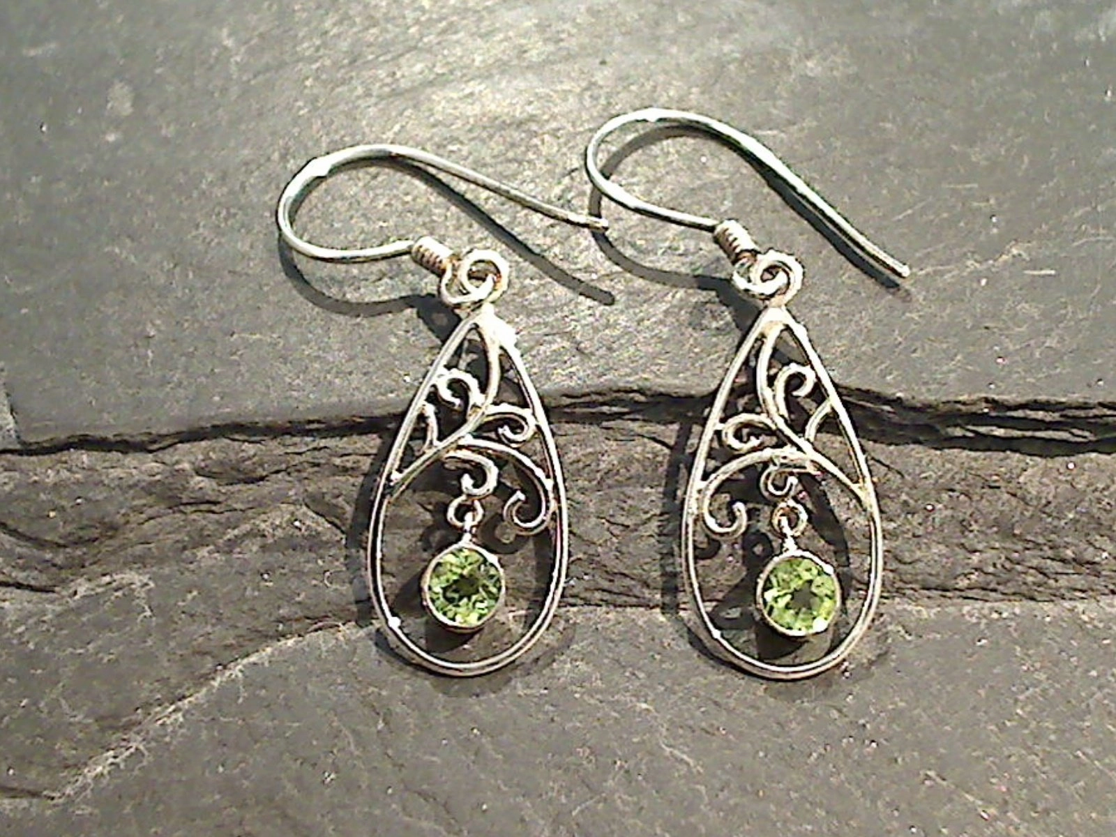 Premium accessory Peridot, Sterling Silver Earrings