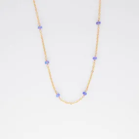 Dreamy Touch Periwinkle Opal Classic Necklace