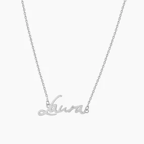 Personalized Script Name Necklace Indicating Jewelry Chic Style