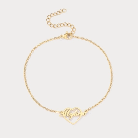 Fundamental Find Forever Favorite Personalized Heart Bracelets