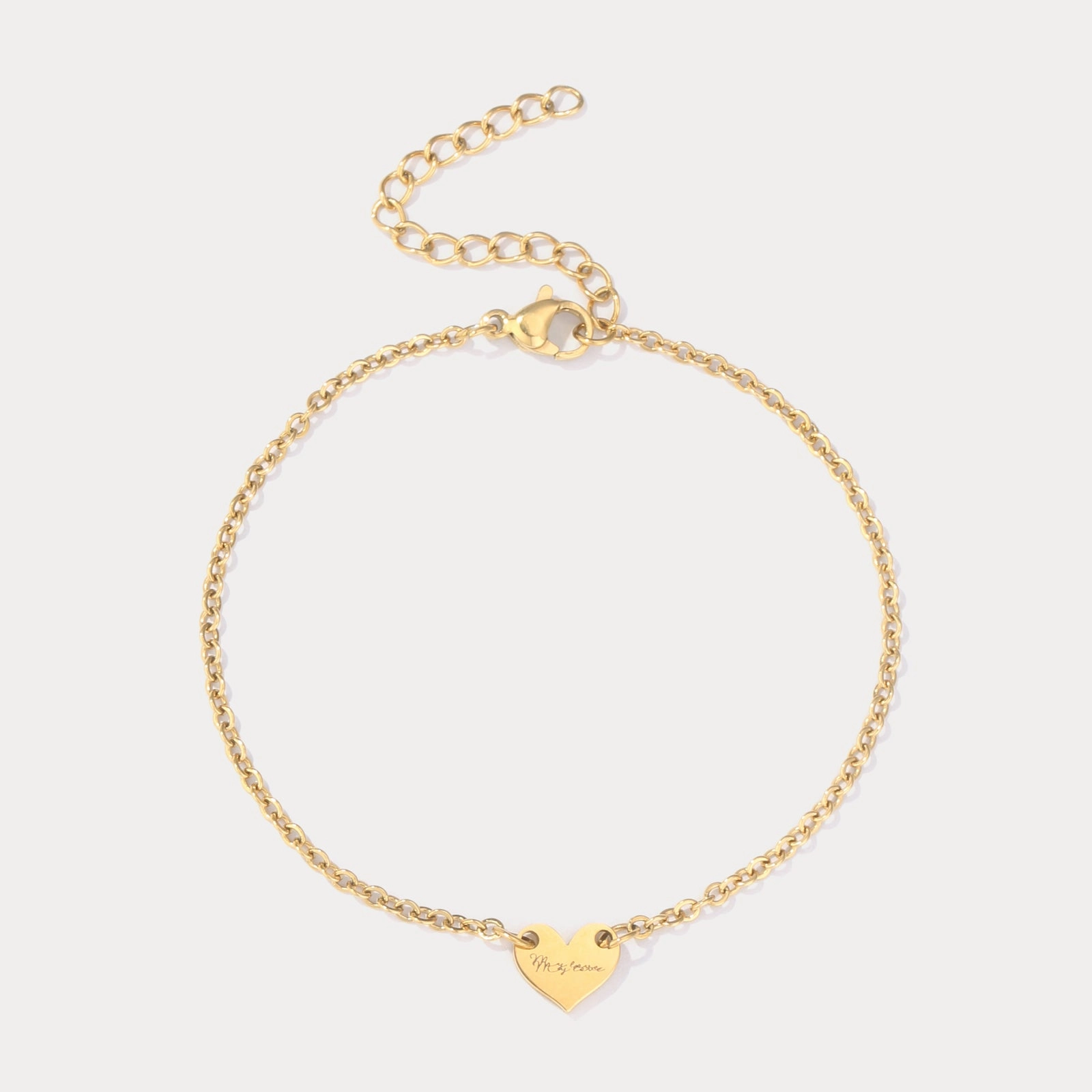 Personalized Heart Bracelet Continental Style