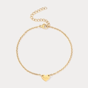 Personalized Heart Bracelet Continental Style