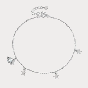 Planet Opal Anklet Polished Mood