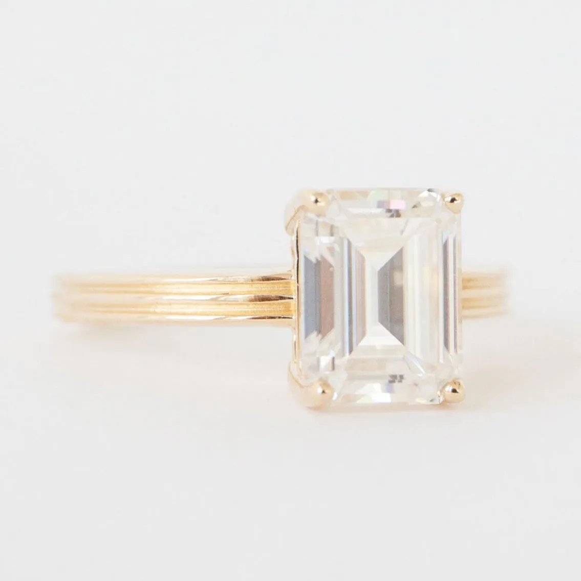Statement Ready Billie Ring - Moissanite