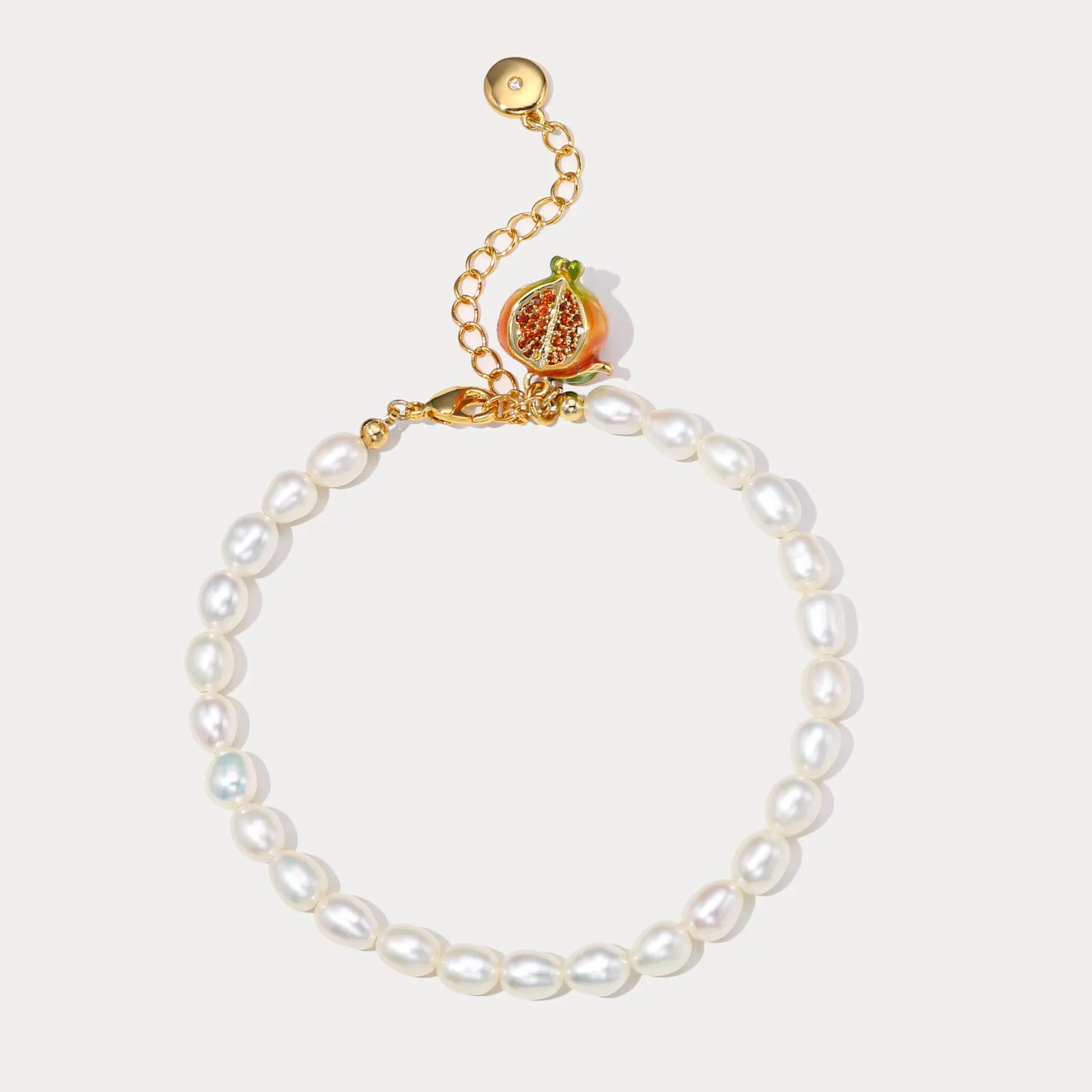 Pomegranate Pearl Bracelet Trend Setter Iconic Accent