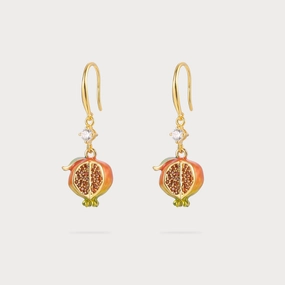 Neutral Jewelry Pomegranate Earrings