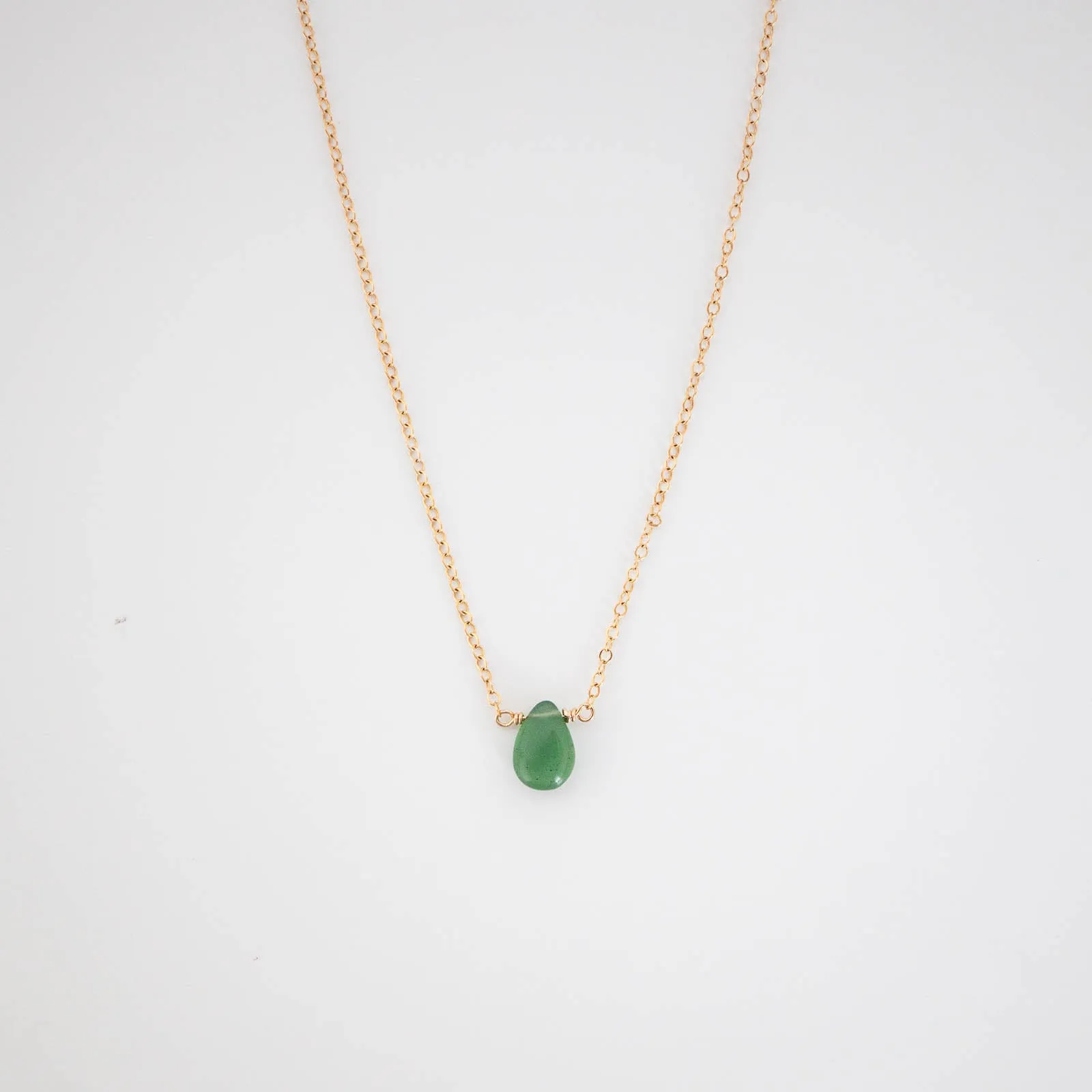 Jade Drop Necklace Lovely Jewelry