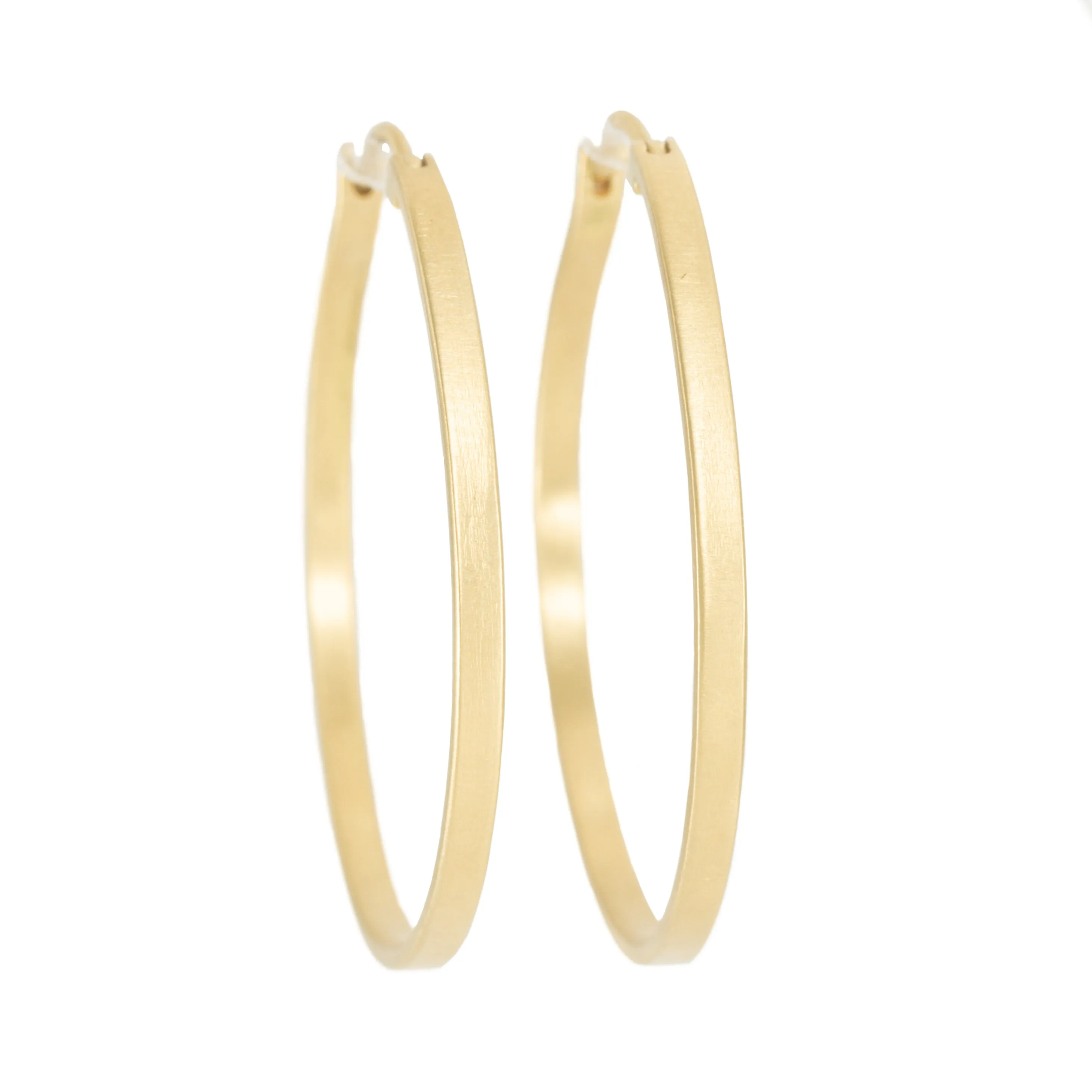 Fav Gold Hoops - 18ky Gold   VS Diamonds Timeless Presence Youth Set