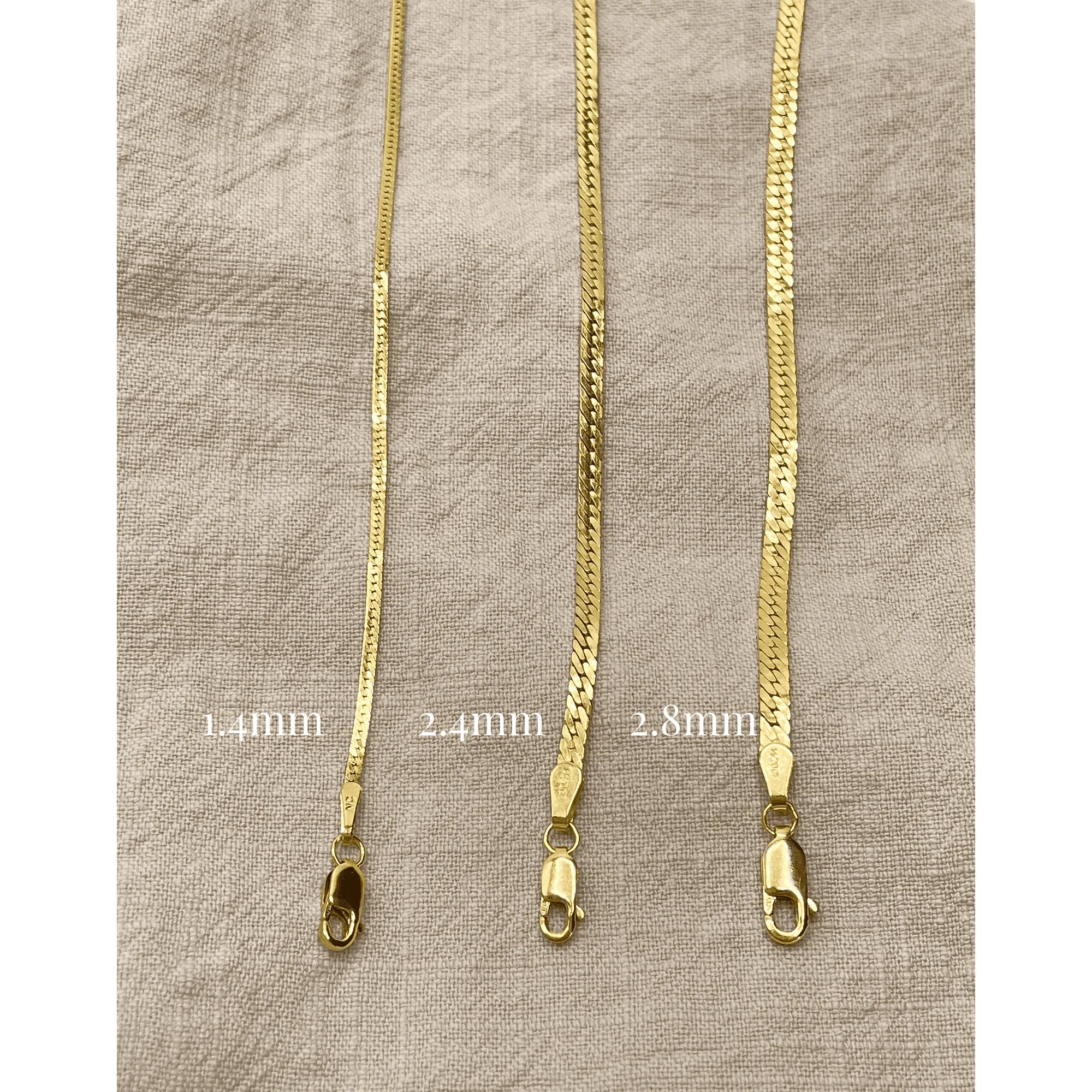 Date night Gorgeous Design Herringbone Chain