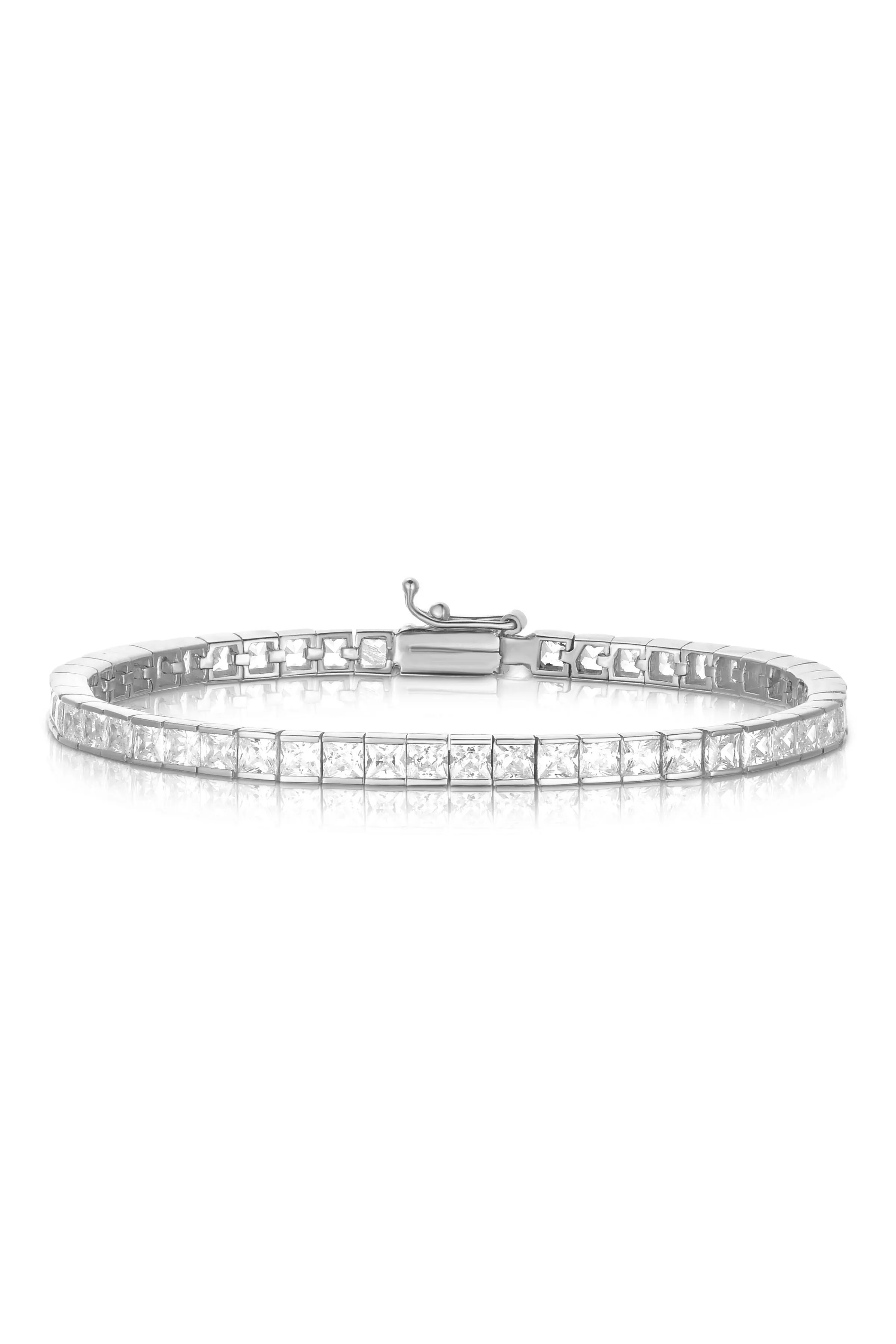 Smart Buy Judicious Pick Princess Cut Tennis Bracelet