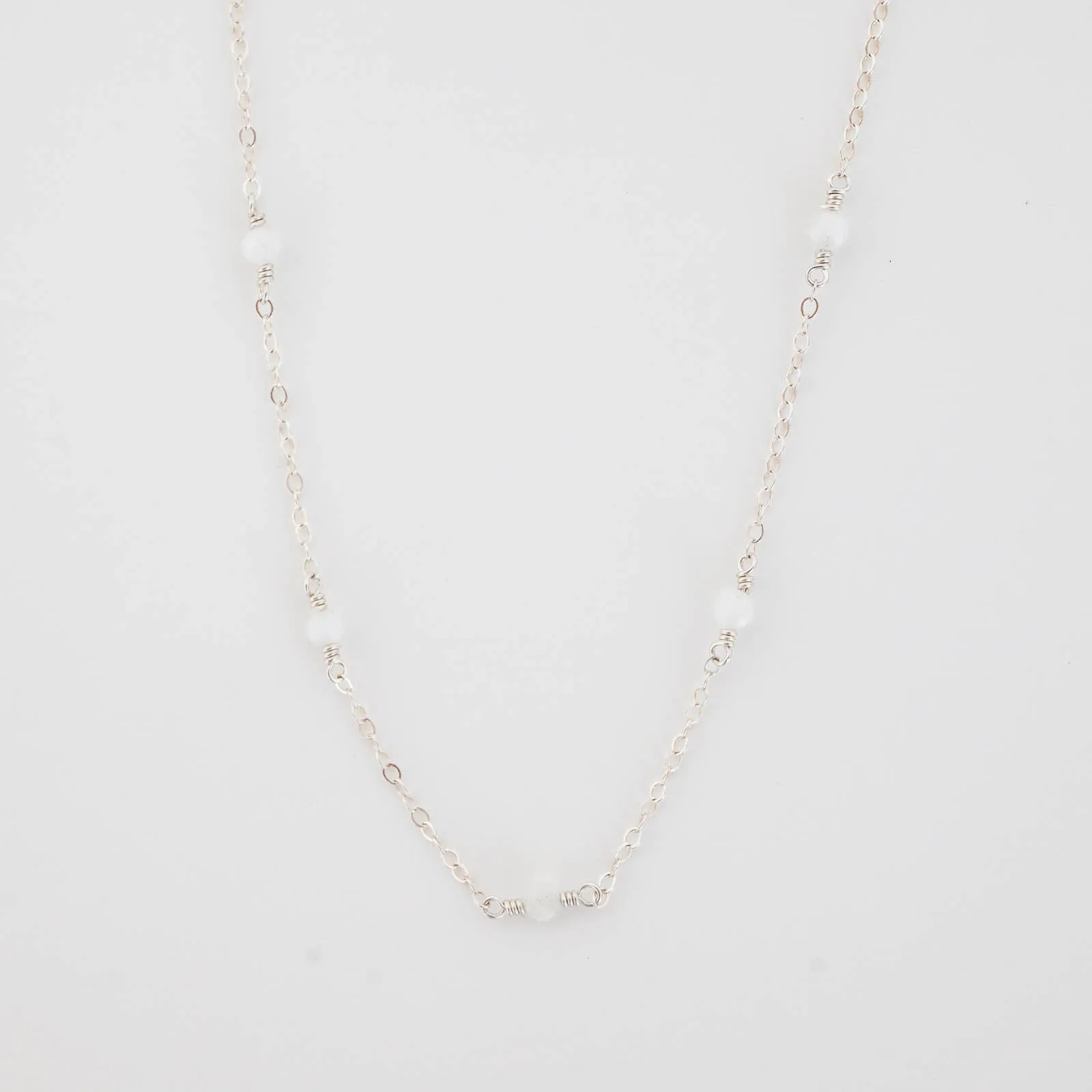 Moonstone Classic Necklace Custom Gift