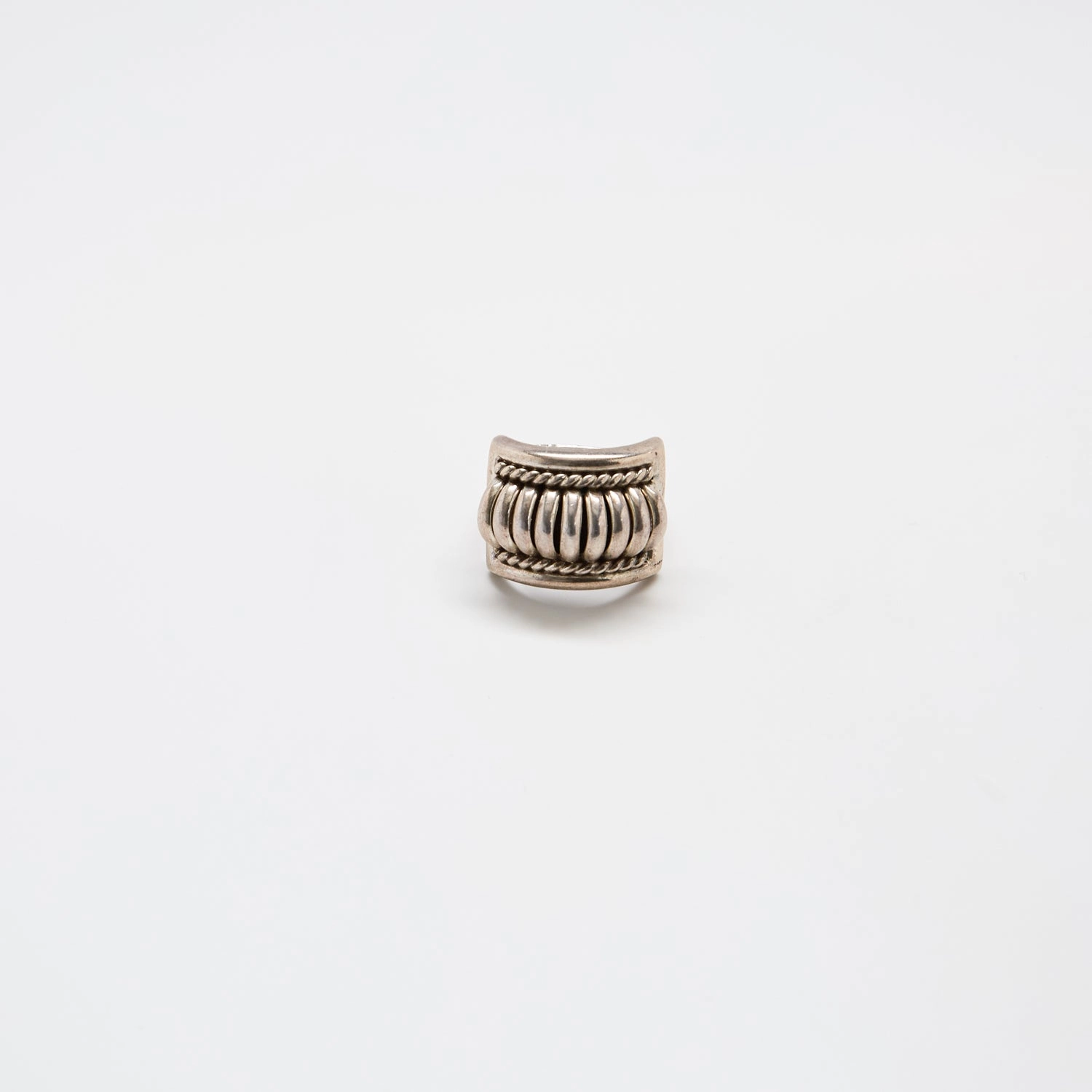 Vintage Faux-Stack Statement Ring Luminous Edge