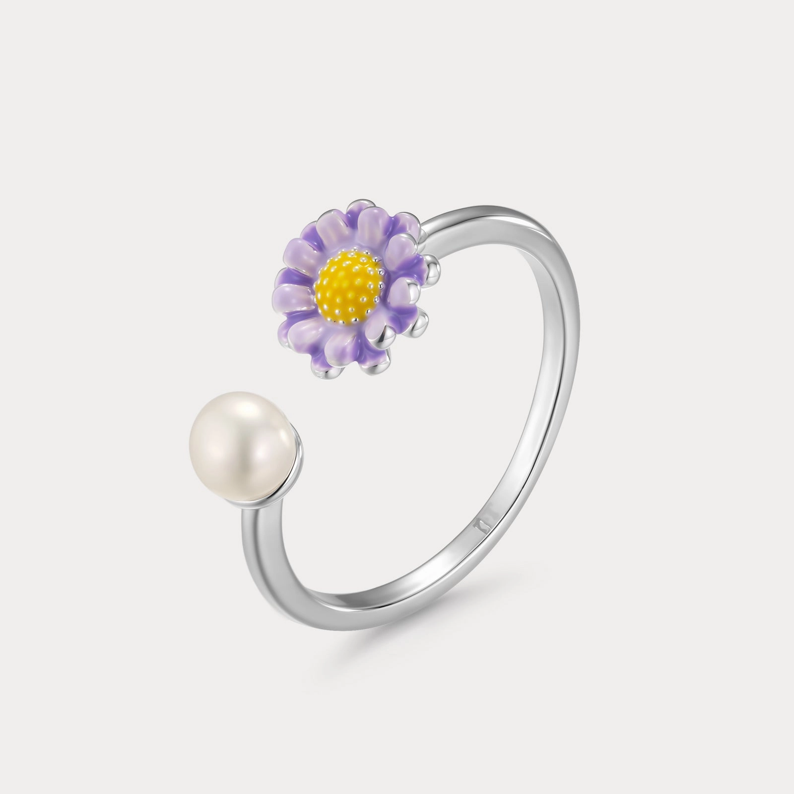 Purple Daisy Ring Clean Spark