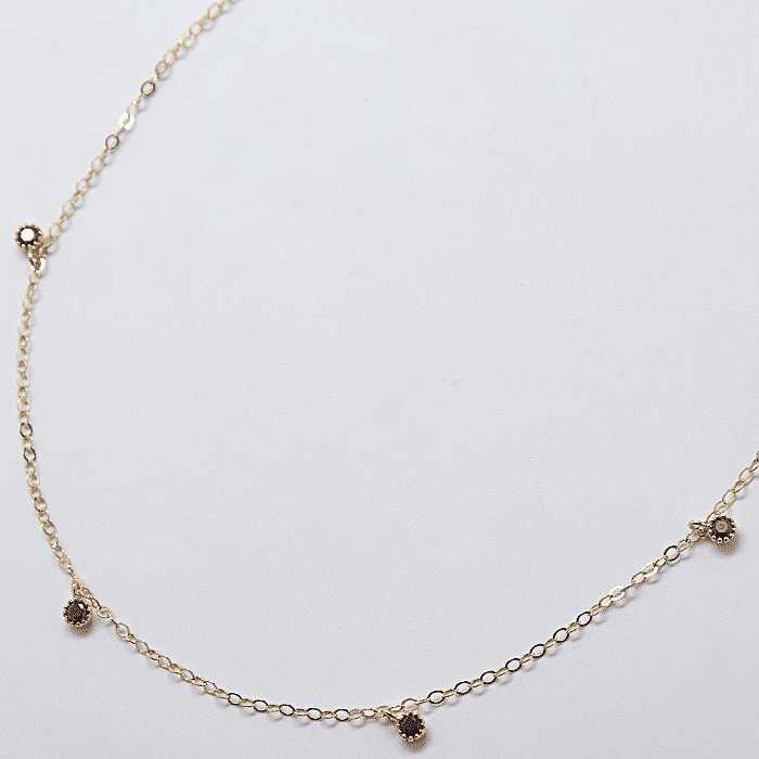 Black CZ Choker Necklace Fashion Classic