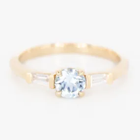 Ellie Ring - Montana Sapphire Engagement Style Artistic Touch