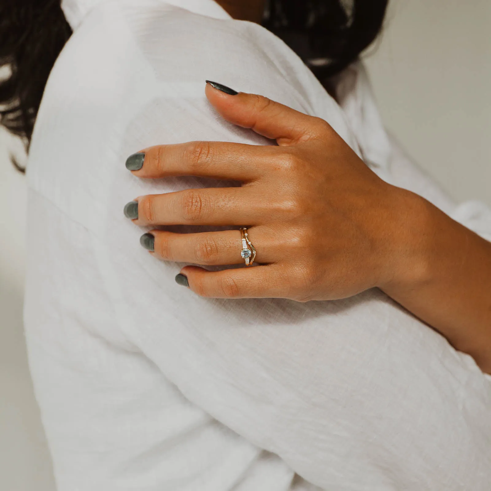 Luxe Shine Up Lush Touch Ellie Ring - Montana Sapphire