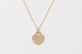 Classic Mood Graceful Lines Heart Pendant