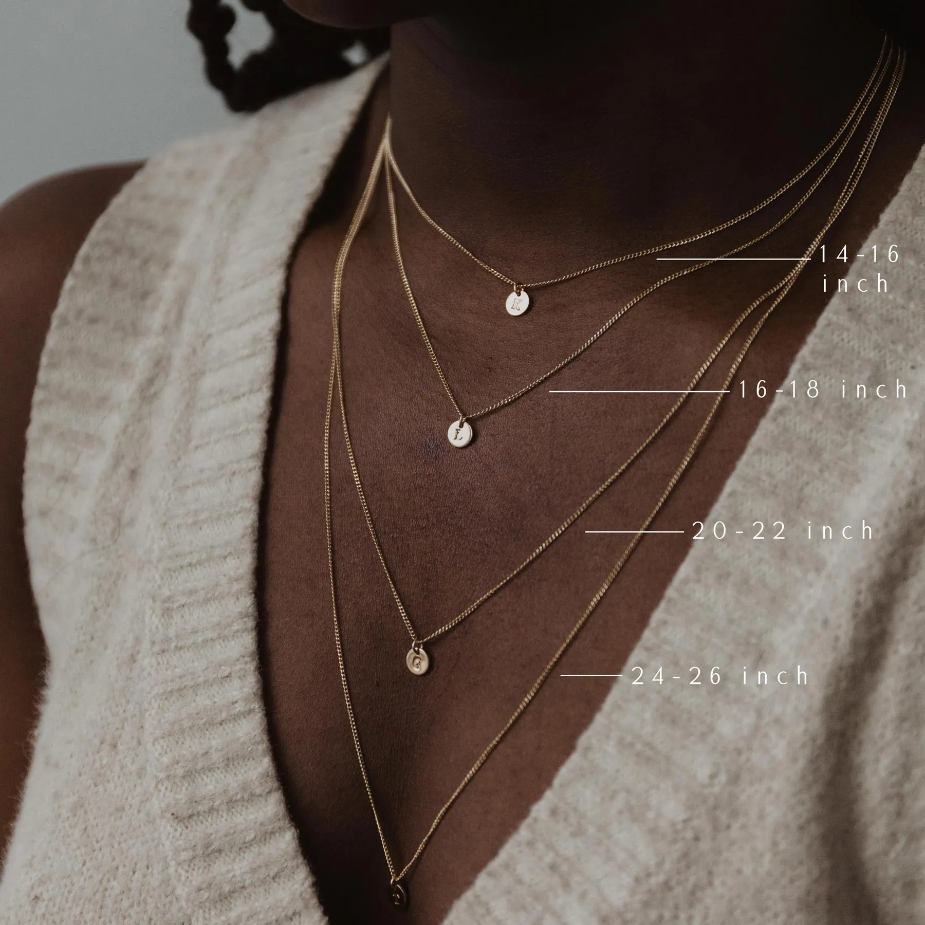 Party Charm Adornment Superb Item Initial Disc Necklace