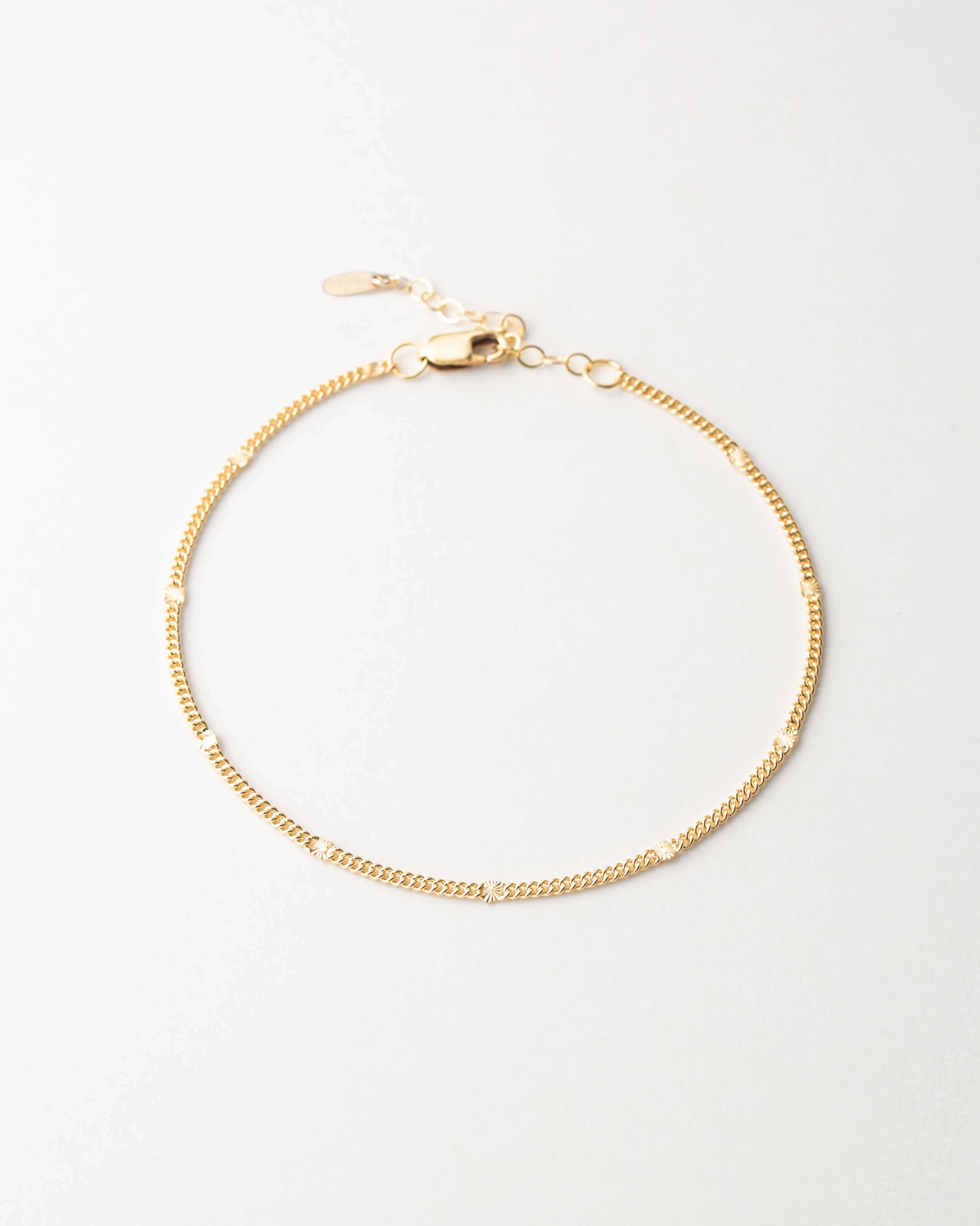 Fashionable Edge Modern Spark Radiant Anklet
