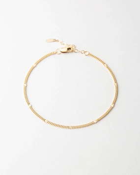 Fashionable Edge Modern Spark Radiant Anklet